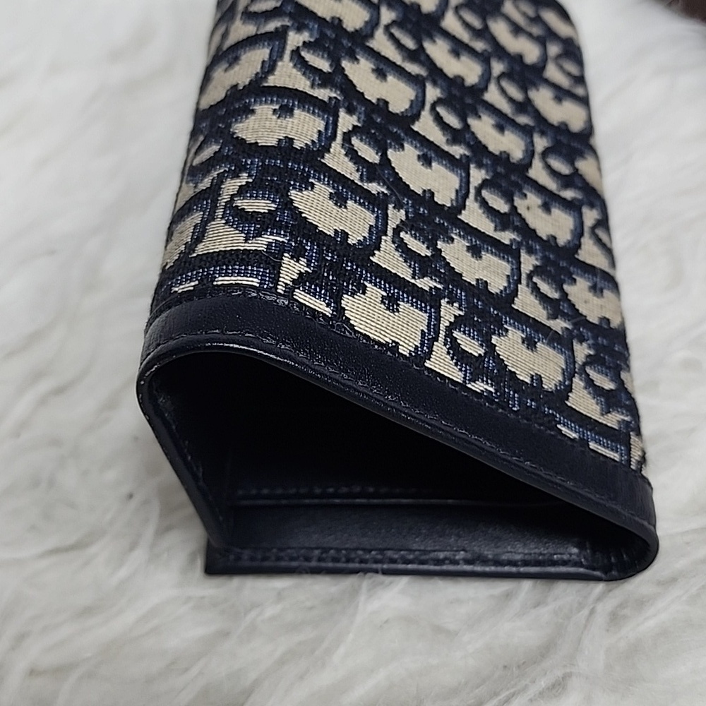 Dior Blue and Beige Women's Wallet - Picture 5 of 9